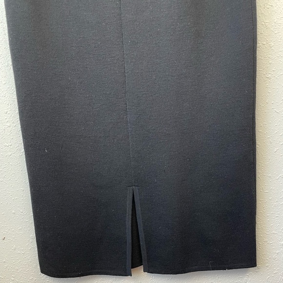 Preview Collections Black Wool Skirt Size M EUC - Picture 6 of 6